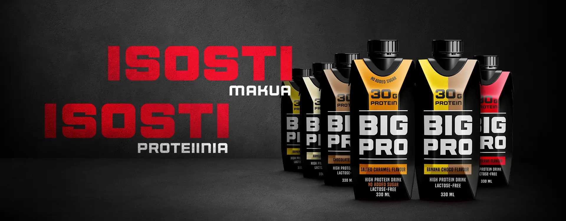 BIG PRO -proteiinijuoma. Isosti makua, isosti proteiinia